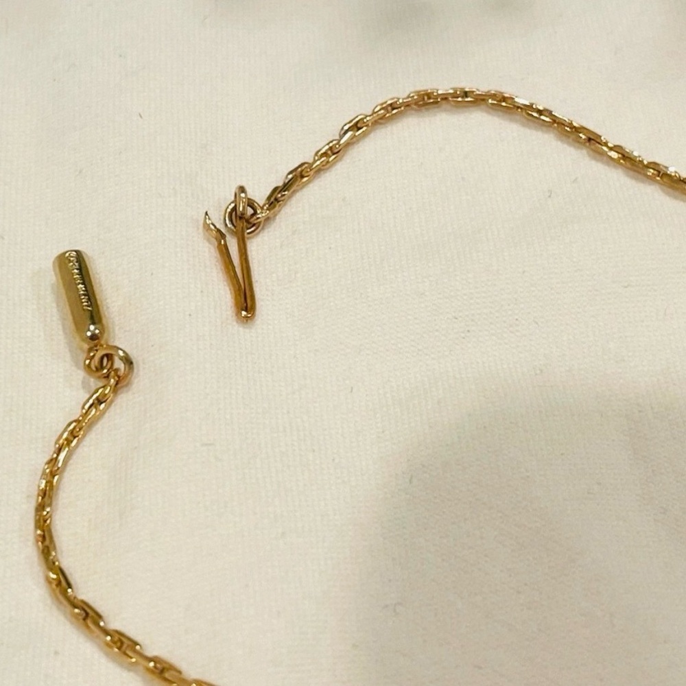 Vintage Gold Tone Oval Sparkly Brown Sunstone Goldstone 2-Sided Stone Pendant. - Picture 5 of 9